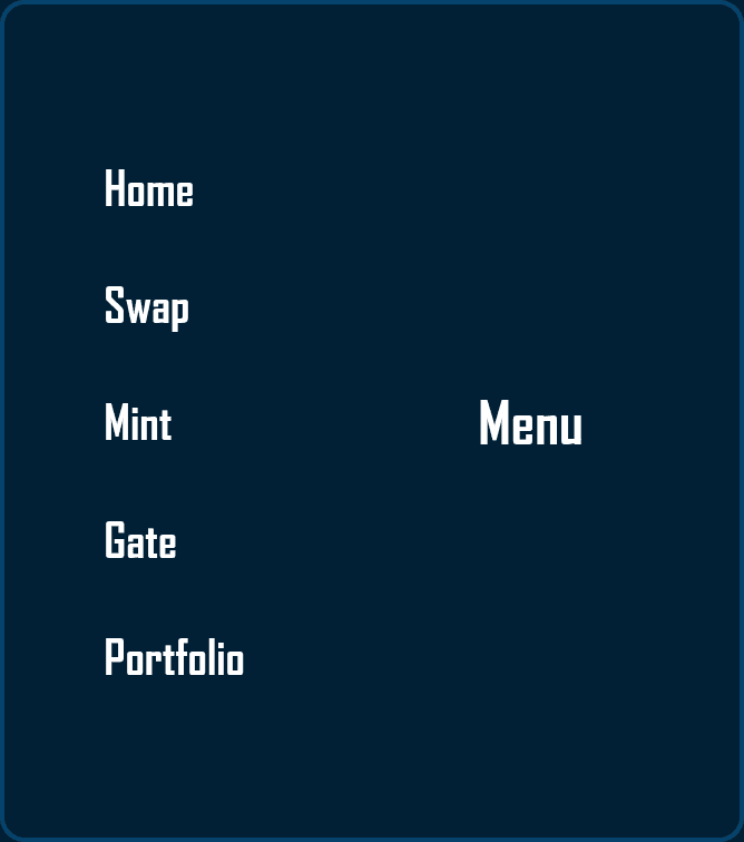 Footer Menu Component showing two-column layout