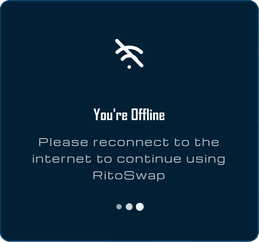 Offline Modal Interface