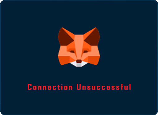 Error state showing connection failure