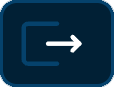 DisconnectButton widget displaying exit icon