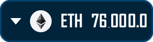 Network widget component displaying 7,600 Ethereum